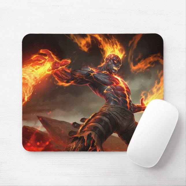 Brennen der Gaming-Mousepad | Flammengedämpft Mousepad (Mit Mouse)