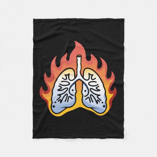 Brennen einer feinen Erinnerung Aufkleber Fleecedecke (Vorderseite)