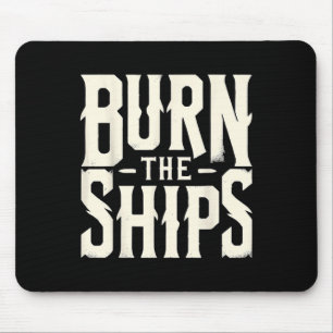 Brennen Sie die Schiffe Patriotic 4. Juli Unabhäng Mousepad