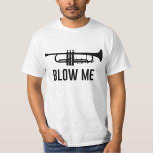 Brennen Sie mich Trompete durch T-Shirt
