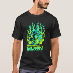 Brennen Sie Sonnenblumen Suizidverhütung Psychisch T-Shirt