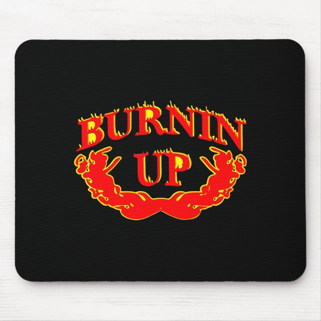 Brennende alte Flammen  Mousepad (Vorne)