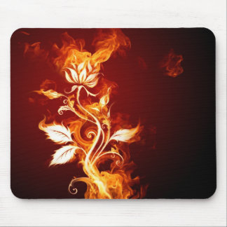 Brennende Blume Mousepad