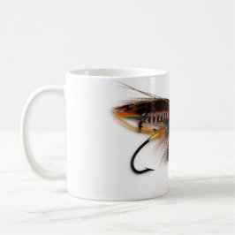 Brennende Brown-Lachse fliegen Tasse