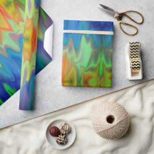 Brennende Farben Geschenkpapier
