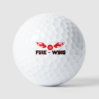 Brennende Golfball-Feuerflügel Golfball