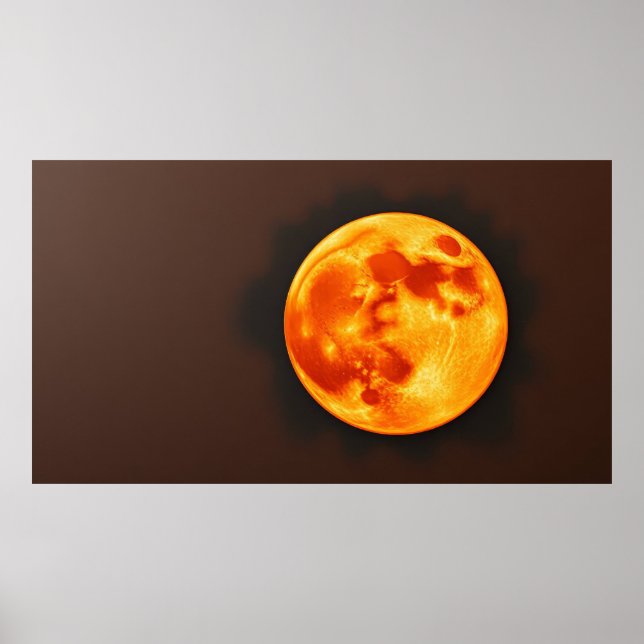 Brennende Sonne Poster (Vorne)