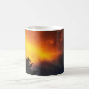 Brennender Himmel Kaffeetasse