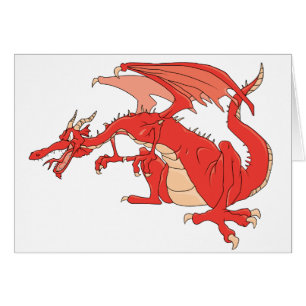 Brennender roter Drache