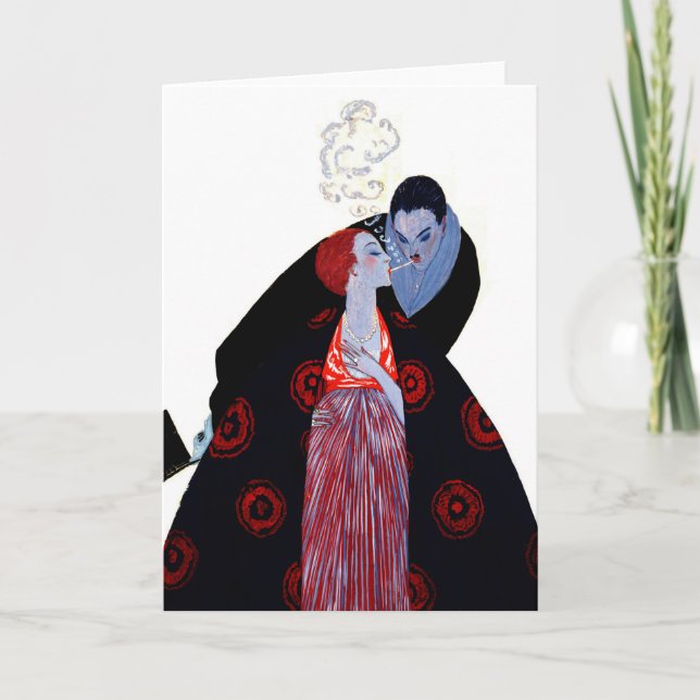 brennender Wunsch 1919 Karte (Vorderseite)