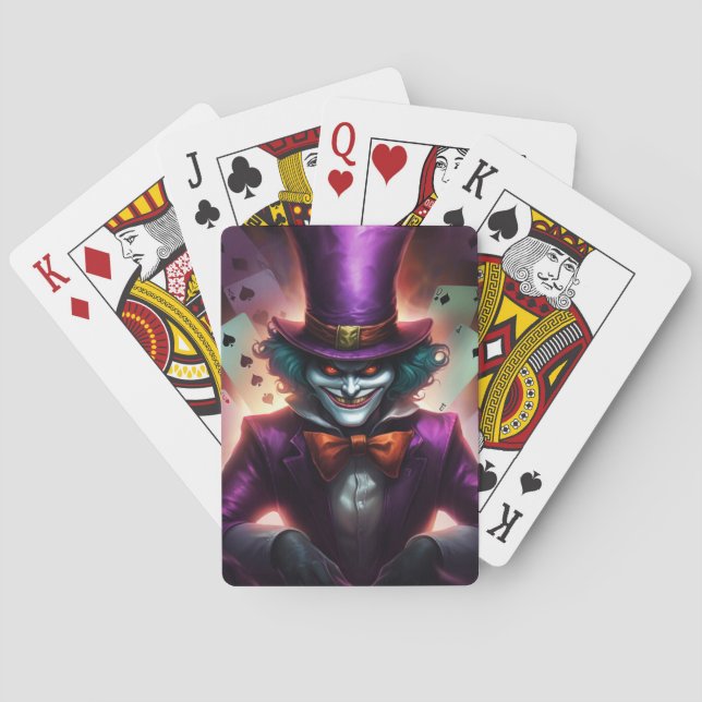 Brennendes Joker-Spiel Spielkarten (Rückseite)