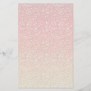 Brennendes Ombre mit Glitzer-Effekt Briefpapier