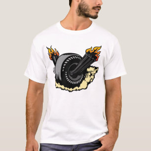 Brennendes Rad 00297 T-Shirt