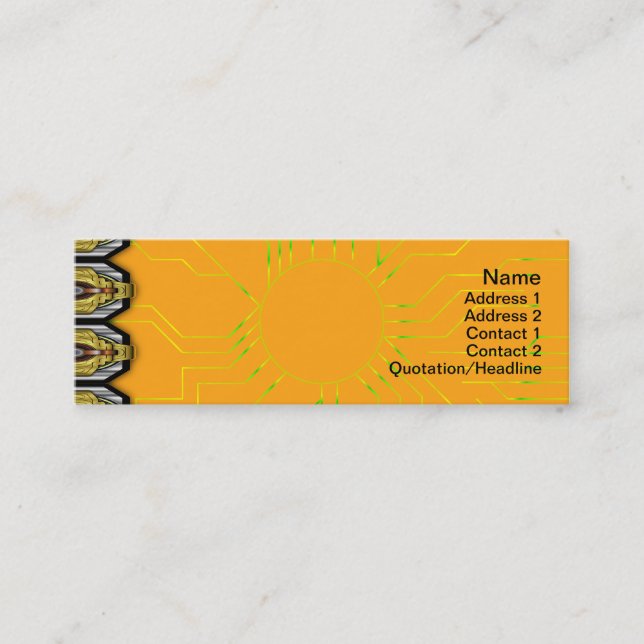 Brennendes rotes Magma bewegt das große Mini Visitenkarte (Vorderseite)