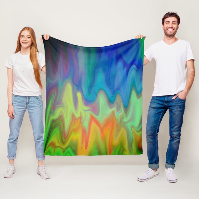 Brennfarben Fleecedecke (Beispiel)