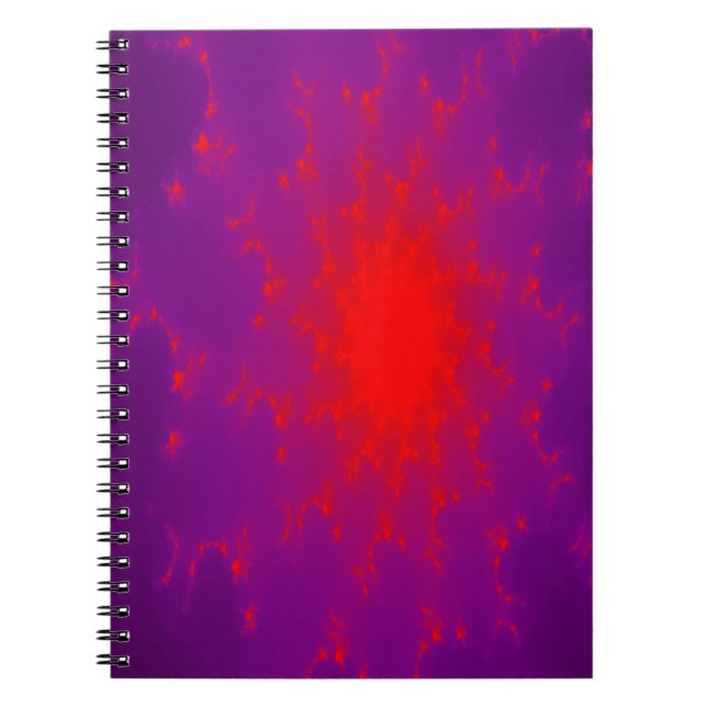 Brenngalaxie-Notebook Notizblock (Vorderseite)