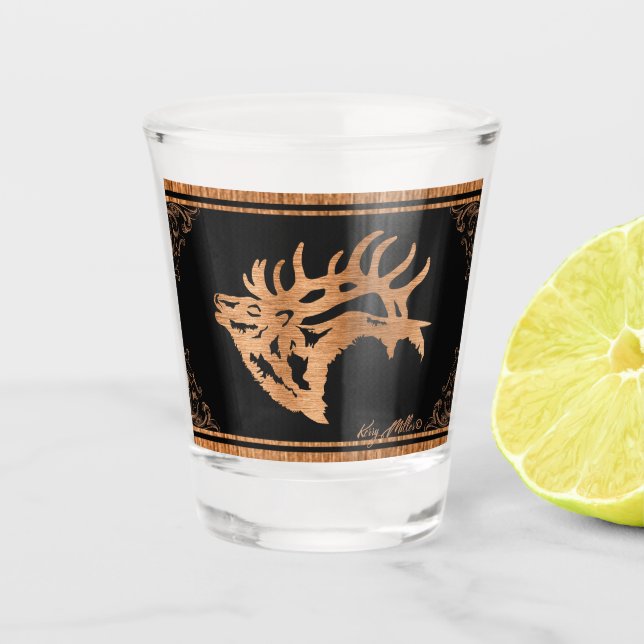 Brennglas Schnapsglas (Vorderseite)
