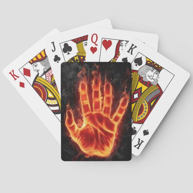 Brennhand Spielkarten (Rückseite)