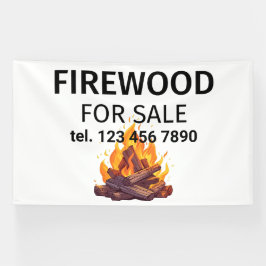 Brennholz für den Verkauf Beruflicher kleiner Unte Banner