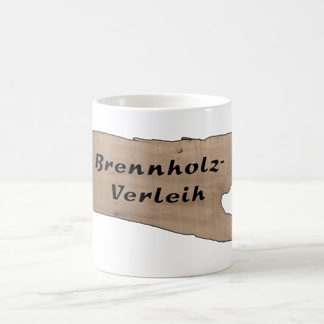 Brennholz Kaffeetasse (Mittel)
