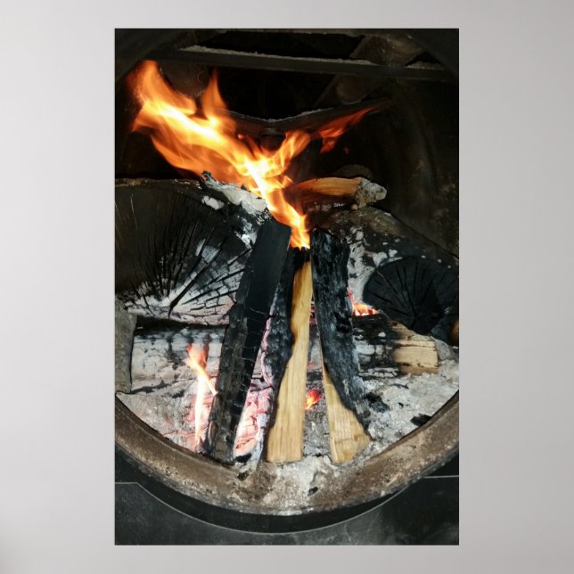 Brennholz Poster (Vorne)