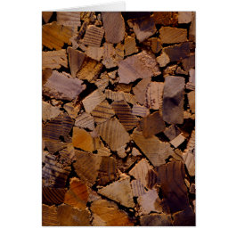 Brennholz | rustikale Kabine | Holzkörner | Baum