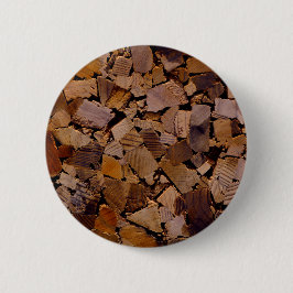 Brennholz | rustikale Kabine | Holzkörner | Baum Button