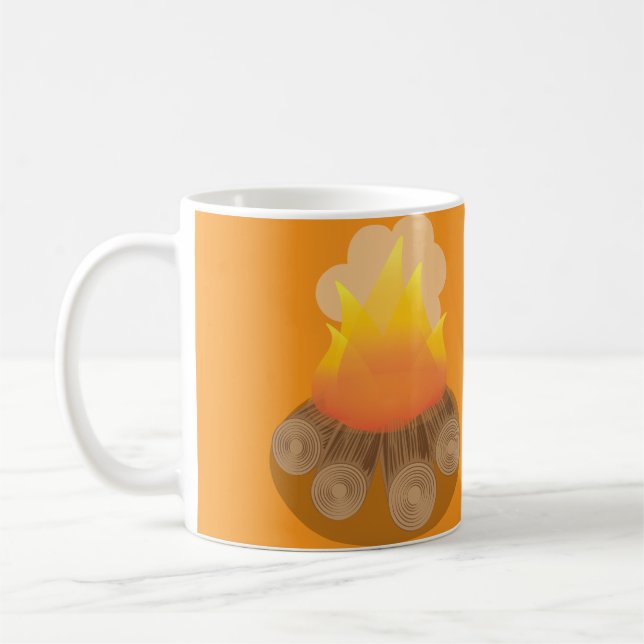 Brennhölzer Kaffeetasse (Links)