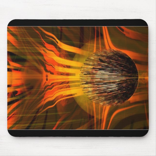 Brennkugel Mousepad (Vorne)