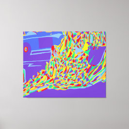 Brennmonde Leinwanddruck