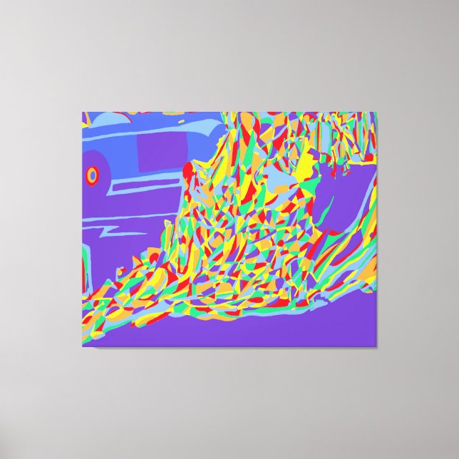 Brennmonde Leinwanddruck (Vorderseite)