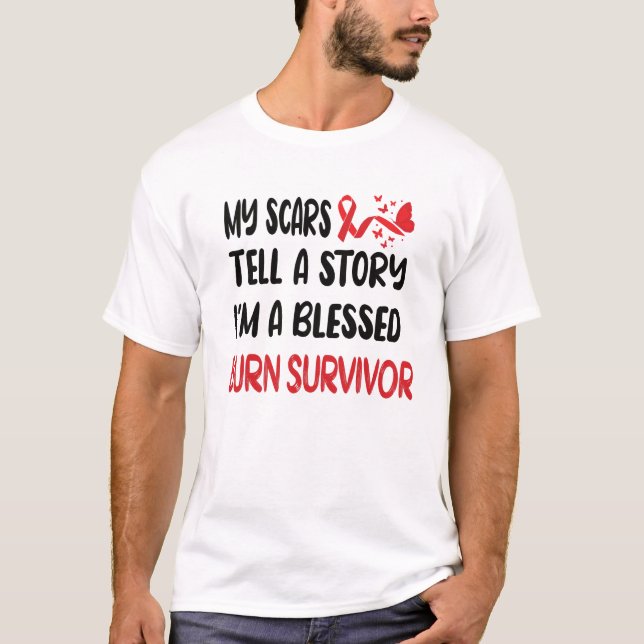 Brennoberlebensgeschenke| Brennen-Opfer-Brandunfal T-Shirt (Vorderseite)