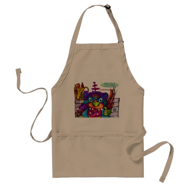 Brennofengott-Schürze für Keramiken Schürze (Vorne)