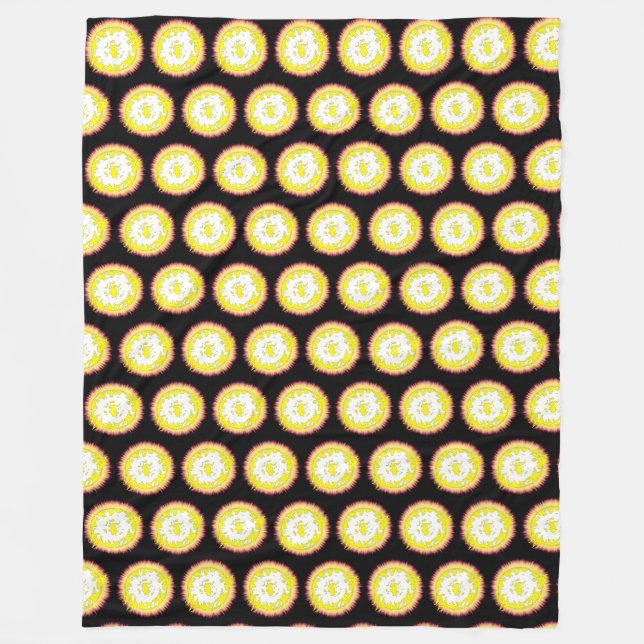 Brennstern Fleecedecke (Vorderseite)