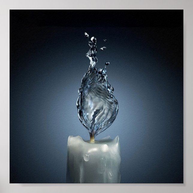 Brennwasser Poster (Vorne)