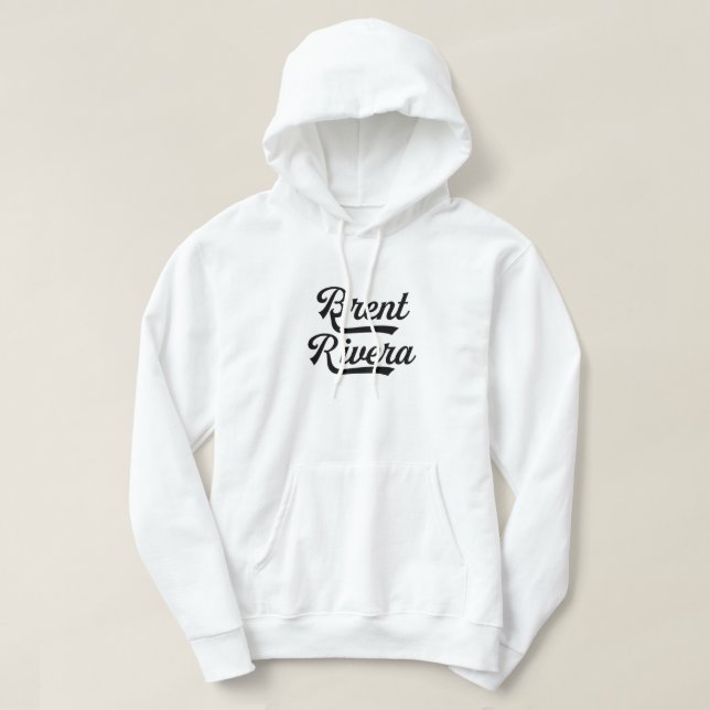 Brent Rivera Relating Style Text Hoodie (Design vorne)