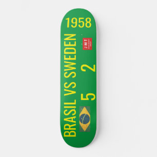 BRÉSIL CONTRE SUÈDE Skateboard