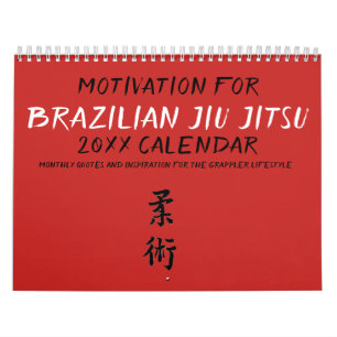 Brésil Jiu Jitsu Calendrier Motivationnel 2019