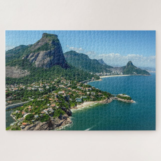 Brésil pittoresque Rio paysage Puzzle (Horizontal)