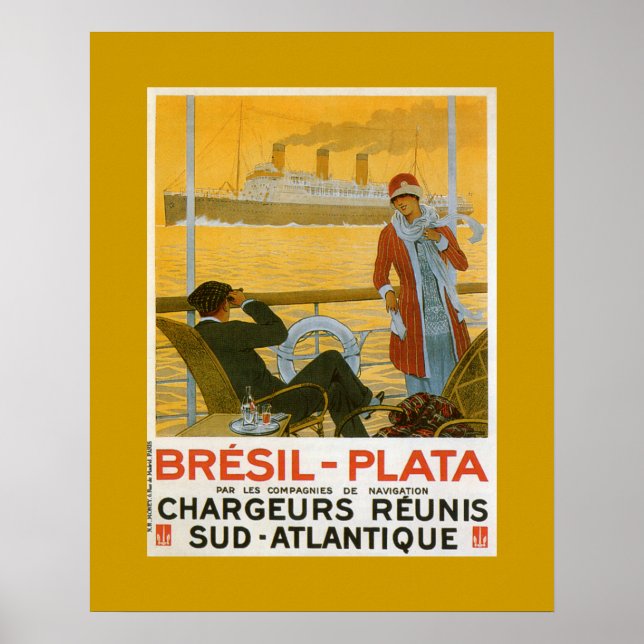 Bresil - Plata Poster (Vorne)