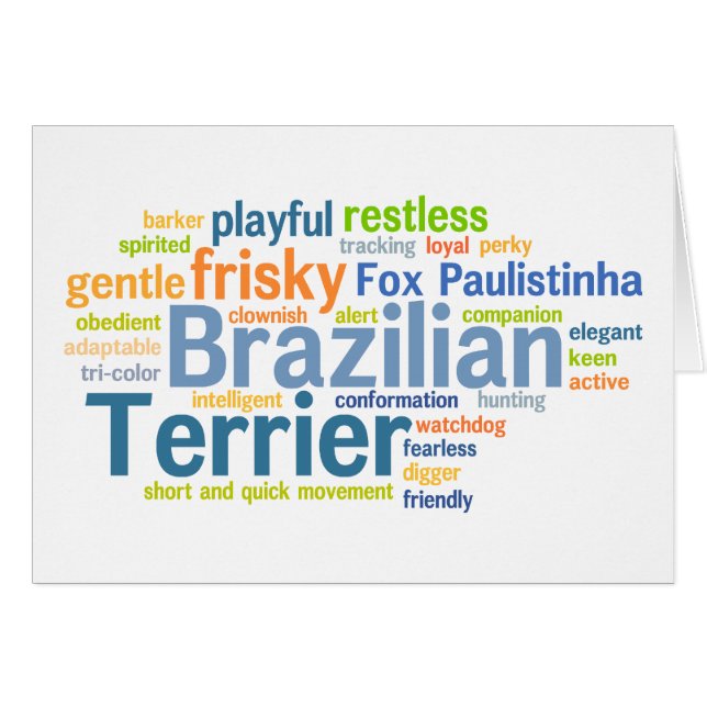 Brésilien Terrier (Devant horizontal)