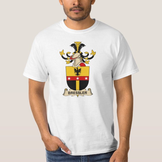 Bressler Familienwappen T-Shirt (Vorderseite)