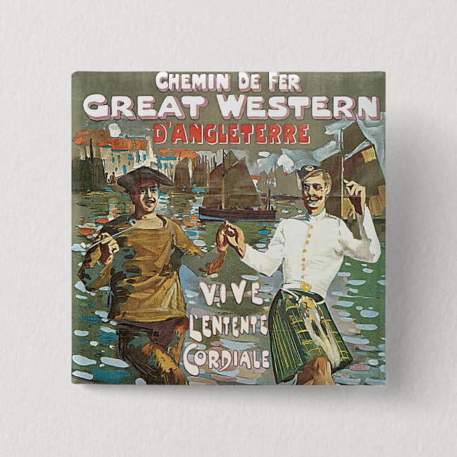 Brest á Londres 18 Stunden Button (Vorderseite)