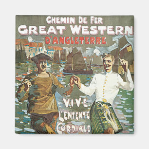 Brest á Londres 18 Stunden Magnet