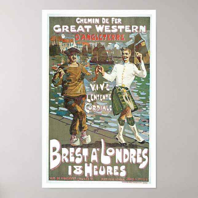 Brest á Londres 18 Stunden Poster (Vorne)