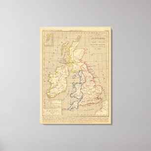 Bretagne AngloSaxonne, 600 amerikanischer Leinwanddruck