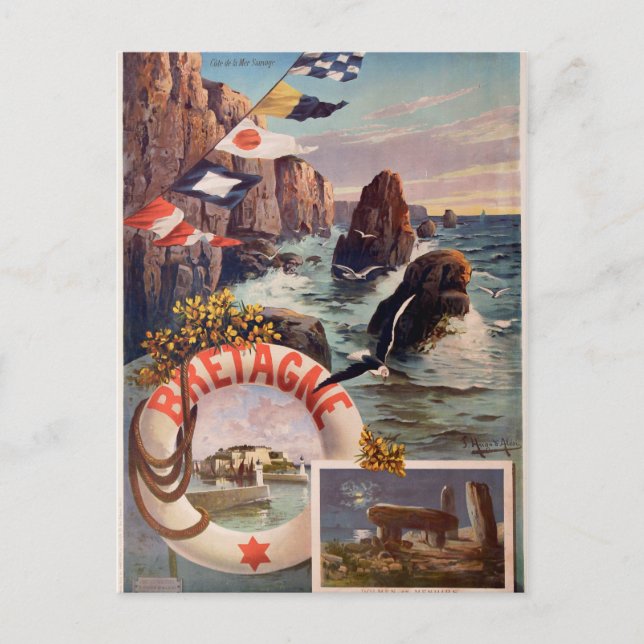 Bretagne - Belle Ile en Mer Bretagne Postkarte (Vorderseite)