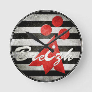 Bretagne Breizh Celtic Runde Wanduhr