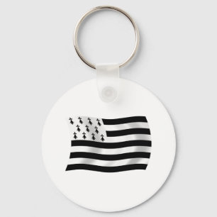 Bretagne Flag Anhänger Schlüsselanhänger