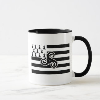 Bretagne-Flagge (Bretone) Tasse